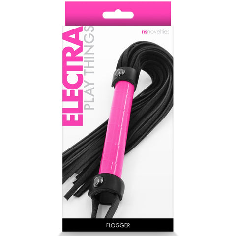 NS Novelties Electra Play Things Flogger - Pink - Extreme Toyz Singapore - https://extremetoyz.com.sg - Sex Toys and Lingerie Online Store - Bondage Gear / Vibrators / Electrosex Toys / Wireless Remote Control Vibes / Sexy Lingerie and Role Play / BDSM / Dungeon Furnitures / Dildos and Strap Ons &nbsp;/ Anal and Prostate Massagers / Anal Douche and Cleaning Aide / Delay Sprays and Gels / Lubricants and more...