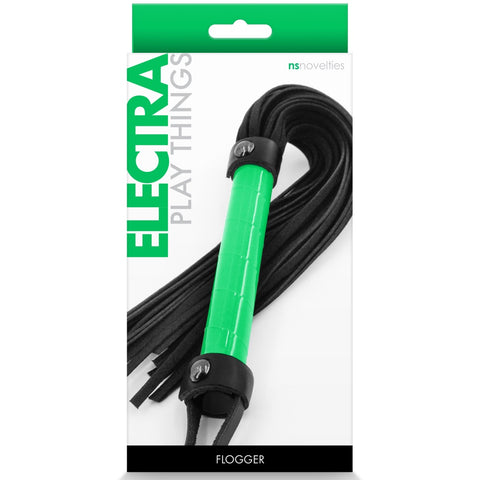 NS Novelties Electra Play Things Flogger - Green - Extreme Toyz Singapore - https://extremetoyz.com.sg - Sex Toys and Lingerie Online Store - Bondage Gear / Vibrators / Electrosex Toys / Wireless Remote Control Vibes / Sexy Lingerie and Role Play / BDSM / Dungeon Furnitures / Dildos and Strap Ons &nbsp;/ Anal and Prostate Massagers / Anal Douche and Cleaning Aide / Delay Sprays and Gels / Lubricants and more...
