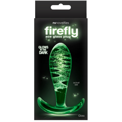 Firefly Glass Glow-In-The Dark Ace Glass Plug