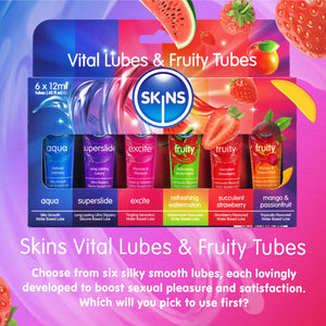 Vital & Fruity Lubes 6 Pack