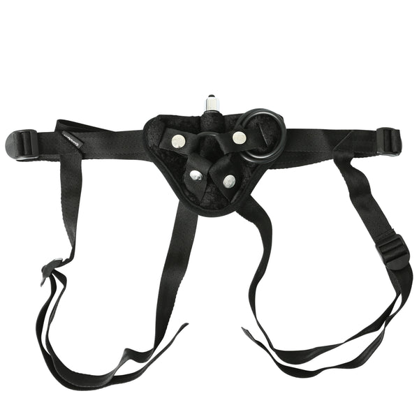 Vibrating Velvet Strap On