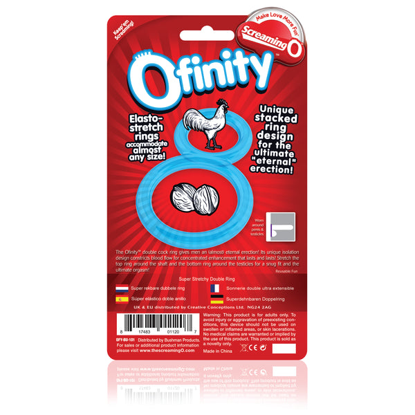 Ofinity Double Erection Ring - Blue