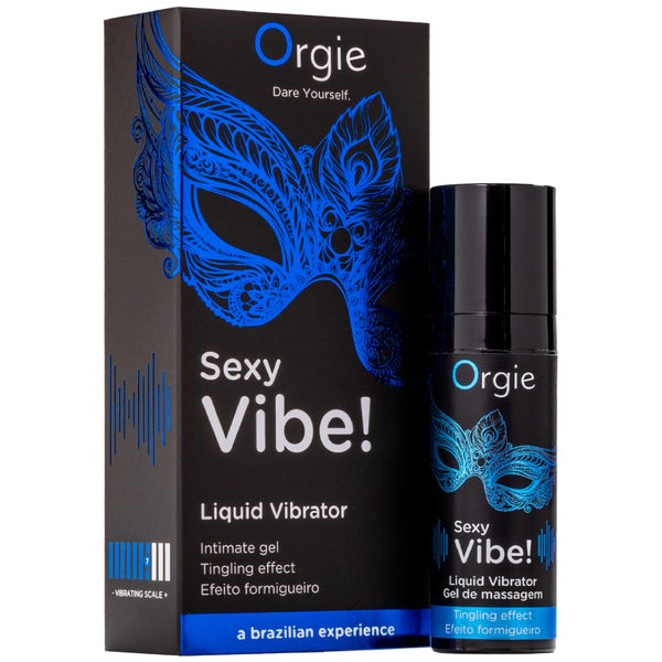 Orgie Sexy Vibe! Liquid Vibrator Gel - 15ml  - Extreme Toyz Singapore - https://extremetoyz.com.sg - Sex Toys and Lingerie Online Store - Bondage Gear / Vibrators / Electrosex Toys / Wireless Remote Control Vibes / Sexy Lingerie and Role Play / BDSM / Dungeon Furnitures / Dildos and Strap Ons  / Anal and Prostate Massagers / Anal Douche and Cleaning Aide / Delay Sprays and Gels / Lubricants and more...
