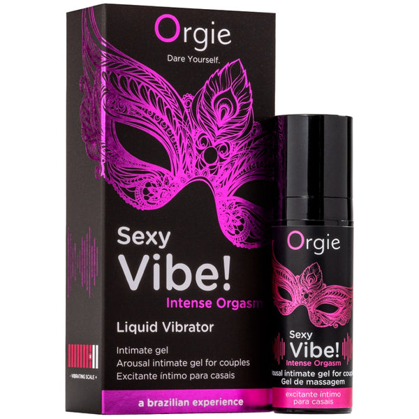 Orgie Sexy Vibe! Intense Orgasm Gel - 15ml  - Extreme Toyz Singapore - https://extremetoyz.com.sg - Sex Toys and Lingerie Online Store - Bondage Gear / Vibrators / Electrosex Toys / Wireless Remote Control Vibes / Sexy Lingerie and Role Play / BDSM / Dungeon Furnitures / Dildos and Strap Ons  / Anal and Prostate Massagers / Anal Douche and Cleaning Aide / Delay Sprays and Gels / Lubricants and more...