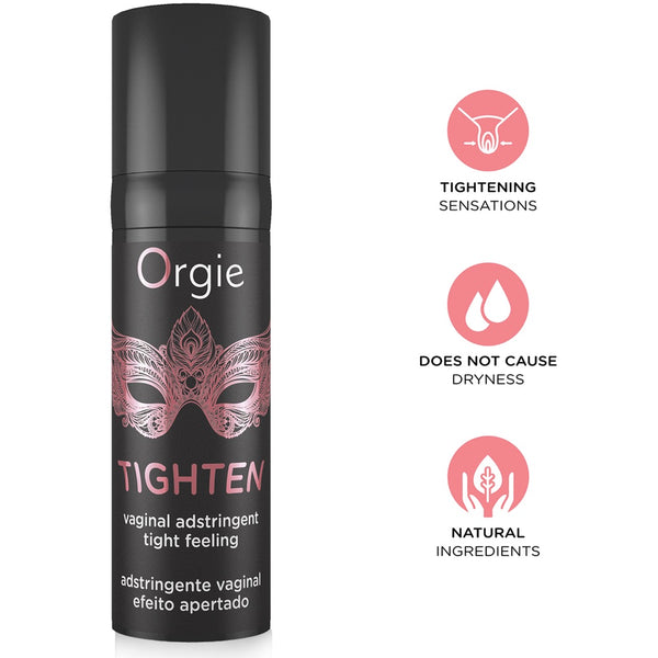 Orgie Tighten Vaginal Tightening Gel 15ml - Extreme Toyz Singapore - https://extremetoyz.com.sg - Sex Toys and Lingerie Online Store - Bondage Gear / Vibrators / Electrosex Toys / Wireless Remote Control Vibes / Sexy Lingerie and Role Play / BDSM / Dungeon Furnitures / Dildos and Strap Ons  / Anal and Prostate Massagers / Anal Douche and Cleaning Aide / Delay Sprays and Gels / Lubricants and more...