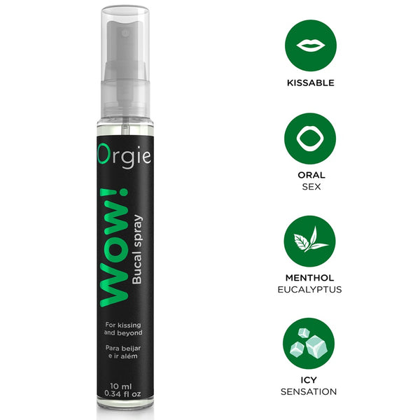 Orgie Wow! Bucal Oral Sex Spray 10ml - Extreme Toyz Singapore - https://extremetoyz.com.sg - Sex Toys and Lingerie Online Store - Bondage Gear / Vibrators / Electrosex Toys / Wireless Remote Control Vibes / Sexy Lingerie and Role Play / BDSM / Dungeon Furnitures / Dildos and Strap Ons  / Anal and Prostate Massagers / Anal Douche and Cleaning Aide / Delay Sprays and Gels / Lubricants and more...