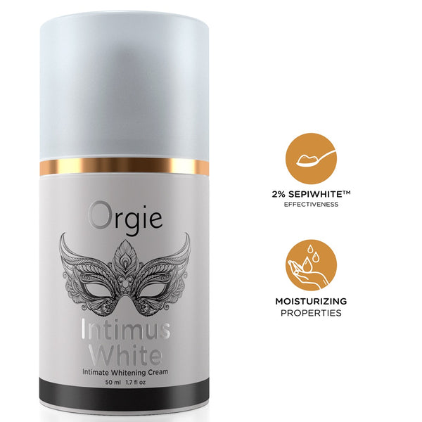 Orgie Intimus White Whitening & Stimulating Cream 50ml - Extreme Toyz Singapore - https://extremetoyz.com.sg - Sex Toys and Lingerie Online Store - Bondage Gear / Vibrators / Electrosex Toys / Wireless Remote Control Vibes / Sexy Lingerie and Role Play / BDSM / Dungeon Furnitures / Dildos and Strap Ons  / Anal and Prostate Massagers / Anal Douche and Cleaning Aide / Delay Sprays and Gels / Lubricants and more...