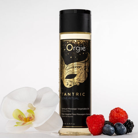 Orgie Tantric Glossy Effect Sensual Massage Oil - 200ml (3 Scents Available) - Extreme Toyz Singapore - https://extremetoyz.com.sg - Sex Toys and Lingerie Online Store - Bondage Gear / Vibrators / Electrosex Toys / Wireless Remote Control Vibes / Sexy Lingerie and Role Play / BDSM / Dungeon Furnitures / Dildos and Strap Ons  / Anal and Prostate Massagers / Anal Douche and Cleaning Aide / Delay Sprays and Gels / Lubricants and more...