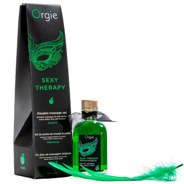 Orgie Sexy Therapy Kissable Massage Set - Apple 100ml - Extreme Toyz Singapore - https://extremetoyz.com.sg - Sex Toys and Lingerie Online Store - Bondage Gear / Vibrators / Electrosex Toys / Wireless Remote Control Vibes / Sexy Lingerie and Role Play / BDSM / Dungeon Furnitures / Dildos and Strap Ons  / Anal and Prostate Massagers / Anal Douche and Cleaning Aide / Delay Sprays and Gels / Lubricants and more...