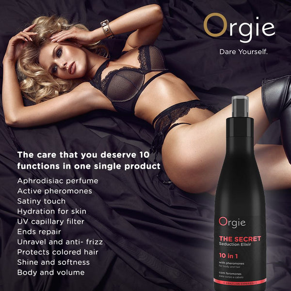 Orgie The Secret Seduction Elixir 10 in 1 Moisturizing Spray Lotion With Active Pheromones -200ml - Extreme Toyz Singapore - https://extremetoyz.com.sg - Sex Toys and Lingerie Online Store - Bondage Gear / Vibrators / Electrosex Toys / Wireless Remote Control Vibes / Sexy Lingerie and Role Play / BDSM / Dungeon Furnitures / Dildos and Strap Ons  / Anal and Prostate Massagers / Anal Douche and Cleaning Aide / Delay Sprays and Gels / Lubricants and more...