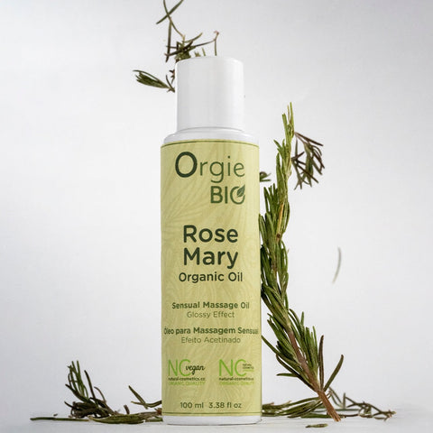 Orgie Rosemary Organic Sensual Massage Oil - 100ml - Extreme Toyz Singapore - https://extremetoyz.com.sg - Sex Toys and Lingerie Online Store - Bondage Gear / Vibrators / Electrosex Toys / Wireless Remote Control Vibes / Sexy Lingerie and Role Play / BDSM / Dungeon Furnitures / Dildos and Strap Ons  / Anal and Prostate Massagers / Anal Douche and Cleaning Aide / Delay Sprays and Gels / Lubricants and more...