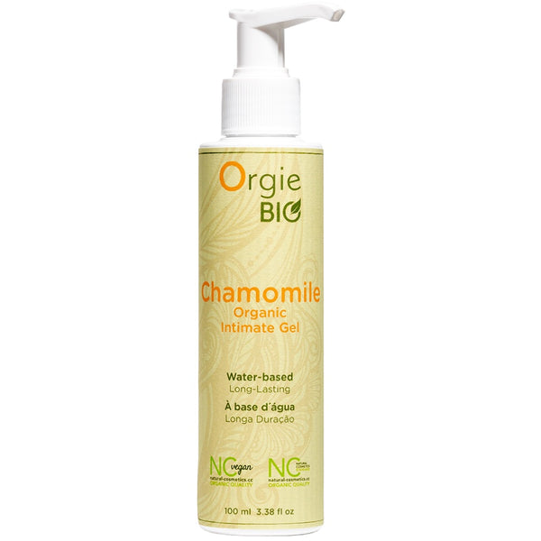 Orgie Bio Chamomile Organic Intimate Gel Water-Based Lubricant - 100ml - Extreme Toyz Singapore - https://extremetoyz.com.sg - Sex Toys and Lingerie Online Store - Bondage Gear / Vibrators / Electrosex Toys / Wireless Remote Control Vibes / Sexy Lingerie and Role Play / BDSM / Dungeon Furnitures / Dildos and Strap Ons  / Anal and Prostate Massagers / Anal Douche and Cleaning Aide / Delay Sprays and Gels / Lubricants and more...