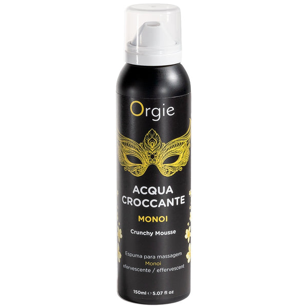 Orgie Acqua Croccante Massage Crunchy Mousse - Monoi 150ml - Extreme Toyz Singapore - https://extremetoyz.com.sg - Sex Toys and Lingerie Online Store - Bondage Gear / Vibrators / Electrosex Toys / Wireless Remote Control Vibes / Sexy Lingerie and Role Play / BDSM / Dungeon Furnitures / Dildos and Strap Ons  / Anal and Prostate Massagers / Anal Douche and Cleaning Aide / Delay Sprays and Gels / Lubricants and more...