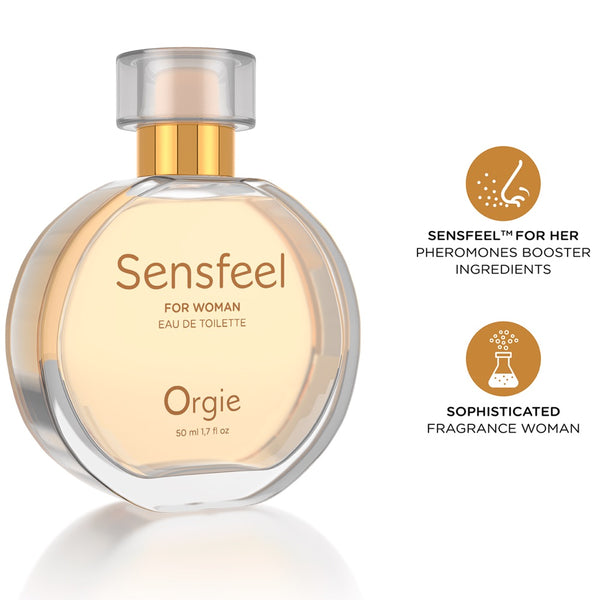 Orgie Sensfeel for Woman Pheromone Perfume - 50ml - Extreme Toyz Singapore - https://extremetoyz.com.sg - Sex Toys and Lingerie Online Store - Bondage Gear / Vibrators / Electrosex Toys / Wireless Remote Control Vibes / Sexy Lingerie and Role Play / BDSM / Dungeon Furnitures / Dildos and Strap Ons  / Anal and Prostate Massagers / Anal Douche and Cleaning Aide / Delay Sprays and Gels / Lubricants and more...
