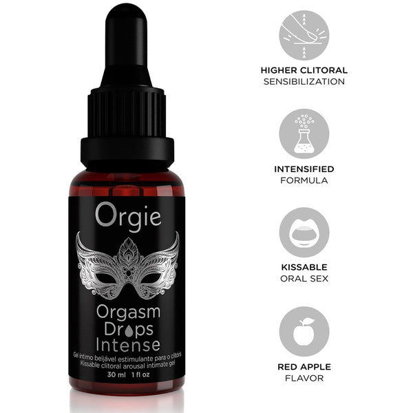 Orgie Orgasm Drops Intense Clitoral Intimate Gel 30ml  - Extreme Toyz Singapore - https://extremetoyz.com.sg - Sex Toys and Lingerie Online Store - Bondage Gear / Vibrators / Electrosex Toys / Wireless Remote Control Vibes / Sexy Lingerie and Role Play / BDSM / Dungeon Furnitures / Dildos and Strap Ons  / Anal and Prostate Massagers / Anal Douche and Cleaning Aide / Delay Sprays and Gels / Lubricants and more...