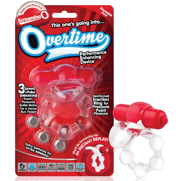 Overtime Performance Enhancing Vibrating Cock Ring