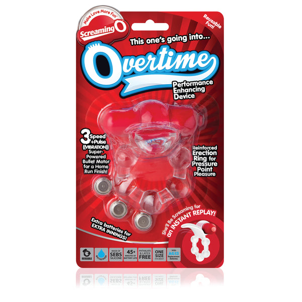 Overtime Performance Enhancing Vibrating Cock Ring