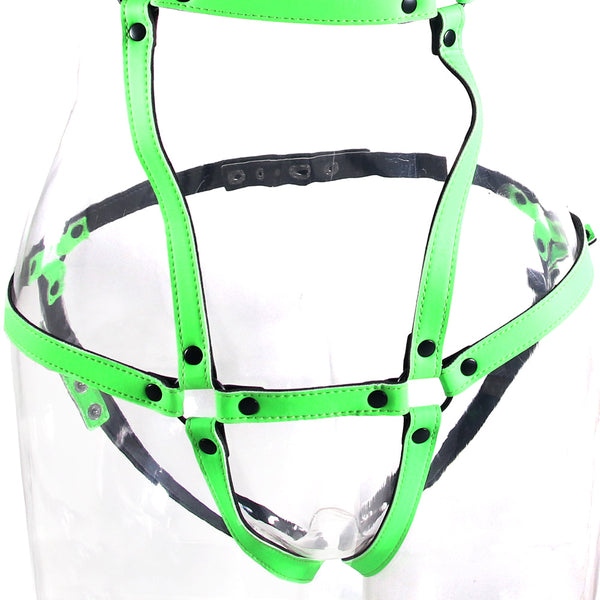 Shots America Ouch! Glow In The Dark Full Body Harness -L/XL - Extreme Toyz Singapore - https://extremetoyz.com.sg - Sex Toys and Lingerie Online Store - Bondage Gear / Vibrators / Electrosex Toys / Wireless Remote Control Vibes / Sexy Lingerie and Role Play / BDSM / Dungeon Furnitures / Dildos and Strap Ons &nbsp;/ Anal and Prostate Massagers / Anal Douche and Cleaning Aide / Delay Sprays and Gels / Lubricants and more... 