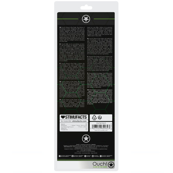 Shots America Ouch! Glow In The Dark Swirl Stretchy Penis Sleeve - 6.2" - Extreme Toyz Singapore - https://extremetoyz.com.sg - Sex Toys and Lingerie Online Store - Bondage Gear / Vibrators / Electrosex Toys / Wireless Remote Control Vibes / Sexy Lingerie and Role Play / BDSM / Dungeon Furnitures / Dildos and Strap Ons &nbsp;/ Anal and Prostate Massagers / Anal Douche and Cleaning Aide / Delay Sprays and Gels / Lubricants and more...