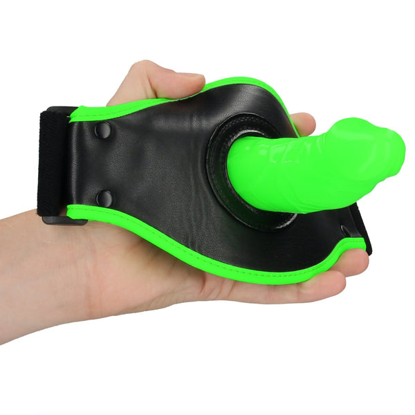 Shots America Ouch! Glow In The Dark Thigh Strap-on With Silicone Dildo - Extreme Toyz Singapore - https://extremetoyz.com.sg - Sex Toys and Lingerie Online Store - Bondage Gear / Vibrators / Electrosex Toys / Wireless Remote Control Vibes / Sexy Lingerie and Role Play / BDSM / Dungeon Furnitures / Dildos and Strap Ons &nbsp;/ Anal and Prostate Massagers / Anal Douche and Cleaning Aide / Delay Sprays and Gels / Lubricants and more...