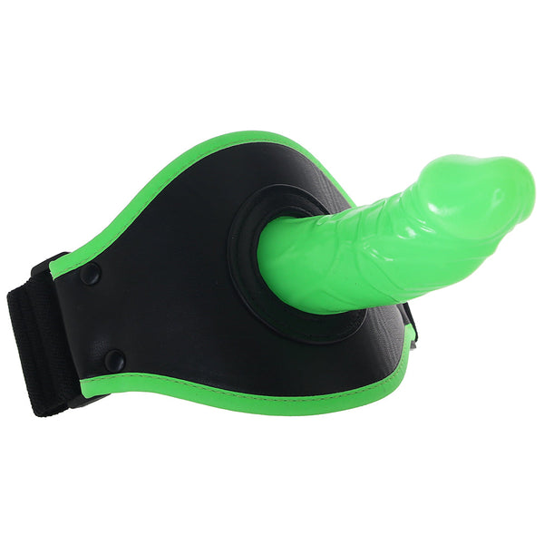 Shots America Ouch! Glow In The Dark Thigh Strap-on With Silicone Dildo - Extreme Toyz Singapore - https://extremetoyz.com.sg - Sex Toys and Lingerie Online Store - Bondage Gear / Vibrators / Electrosex Toys / Wireless Remote Control Vibes / Sexy Lingerie and Role Play / BDSM / Dungeon Furnitures / Dildos and Strap Ons &nbsp;/ Anal and Prostate Massagers / Anal Douche and Cleaning Aide / Delay Sprays and Gels / Lubricants and more...