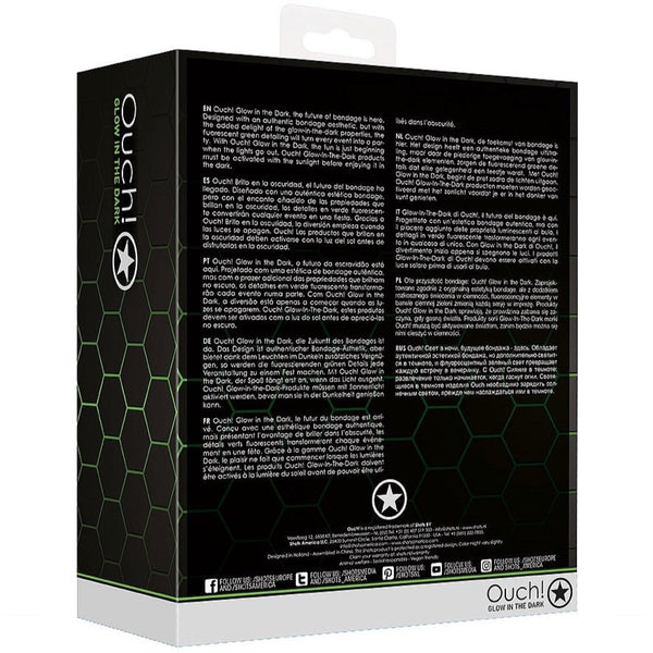 Shots America Ouch! Glow In The Dark Thigh Strap-on With Silicone Dildo - Extreme Toyz Singapore - https://extremetoyz.com.sg - Sex Toys and Lingerie Online Store - Bondage Gear / Vibrators / Electrosex Toys / Wireless Remote Control Vibes / Sexy Lingerie and Role Play / BDSM / Dungeon Furnitures / Dildos and Strap Ons &nbsp;/ Anal and Prostate Massagers / Anal Douche and Cleaning Aide / Delay Sprays and Gels / Lubricants and more...