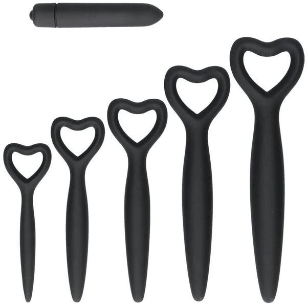 Silicone Vaginal Dilator Set - Black