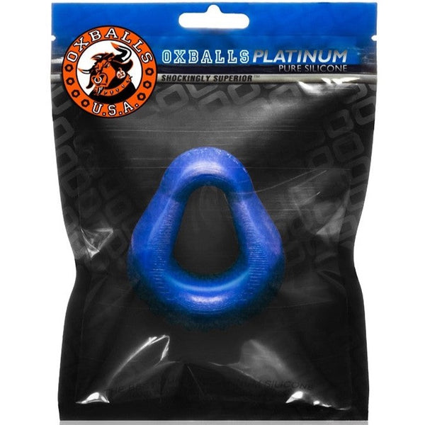 OXBALLS HUNG Liquid Platinum Silicone Padded Cockring - Blueballs - Extreme Toyz Singapore - https://extremetoyz.com.sg - Sex Toys and Lingerie Online Store - Bondage Gear / Vibrators / Electrosex Toys / Wireless Remote Control Vibes / Sexy Lingerie and Role Play / BDSM / Dungeon Furnitures / Dildos and Strap Ons &nbsp;/ Anal and Prostate Massagers / Anal Douche and Cleaning Aide / Delay Sprays and Gels / Lubricants and more...