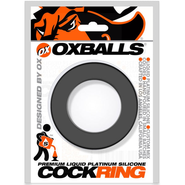 OXBALLS PIG-RING Liquid Platinum Silicone Comfort Cockring - Black - Extreme Toyz Singapore - https://extremetoyz.com.sg - Sex Toys and Lingerie Online Store - Bondage Gear / Vibrators / Electrosex Toys / Wireless Remote Control Vibes / Sexy Lingerie and Role Play / BDSM / Dungeon Furnitures / Dildos and Strap Ons &nbsp;/ Anal and Prostate Massagers / Anal Douche and Cleaning Aide / Delay Sprays and Gels / Lubricants and more...