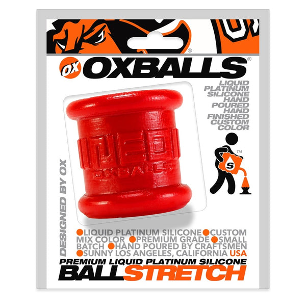 OXBALLS NEO TALL Liquid Platinum Silicone Ball Stretcher - Red - Extreme Toyz Singapore - https://extremetoyz.com.sg - Sex Toys and Lingerie Online Store - Bondage Gear / Vibrators / Electrosex Toys / Wireless Remote Control Vibes / Sexy Lingerie and Role Play / BDSM / Dungeon Furnitures / Dildos and Strap Ons &nbsp;/ Anal and Prostate Massagers / Anal Douche and Cleaning Aide / Delay Sprays and Gels / Lubricants and more...