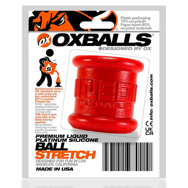 OXBALLS NEO TALL Liquid Platinum Silicone Ball Stretcher - Red - Extreme Toyz Singapore - https://extremetoyz.com.sg - Sex Toys and Lingerie Online Store - Bondage Gear / Vibrators / Electrosex Toys / Wireless Remote Control Vibes / Sexy Lingerie and Role Play / BDSM / Dungeon Furnitures / Dildos and Strap Ons &nbsp;/ Anal and Prostate Massagers / Anal Douche and Cleaning Aide / Delay Sprays and Gels / Lubricants and more...