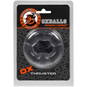 OXBALLS THRUSTER Max-Size Tri-Humped Cockring - Clear - Extreme Toyz Singapore - https://extremetoyz.com.sg - Sex Toys and Lingerie Online Store - Bondage Gear / Vibrators / Electrosex Toys / Wireless Remote Control Vibes / Sexy Lingerie and Role Play / BDSM / Dungeon Furnitures / Dildos and Strap Ons &nbsp;/ Anal and Prostate Massagers / Anal Douche and Cleaning Aide / Delay Sprays and Gels / Lubricants and more...