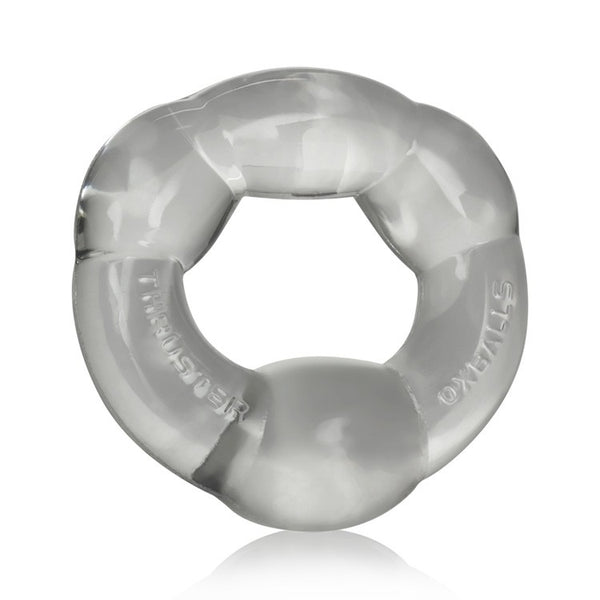 OXBALLS THRUSTER Max-Size Tri-Humped Cockring - Clear - Extreme Toyz Singapore - https://extremetoyz.com.sg - Sex Toys and Lingerie Online Store - Bondage Gear / Vibrators / Electrosex Toys / Wireless Remote Control Vibes / Sexy Lingerie and Role Play / BDSM / Dungeon Furnitures / Dildos and Strap Ons &nbsp;/ Anal and Prostate Massagers / Anal Douche and Cleaning Aide / Delay Sprays and Gels / Lubricants and more...