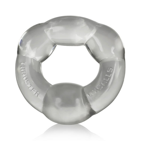 OXBALLS THRUSTER Max-Size Tri-Humped Cockring - Clear - Extreme Toyz Singapore - https://extremetoyz.com.sg - Sex Toys and Lingerie Online Store - Bondage Gear / Vibrators / Electrosex Toys / Wireless Remote Control Vibes / Sexy Lingerie and Role Play / BDSM / Dungeon Furnitures / Dildos and Strap Ons &nbsp;/ Anal and Prostate Massagers / Anal Douche and Cleaning Aide / Delay Sprays and Gels / Lubricants and more...