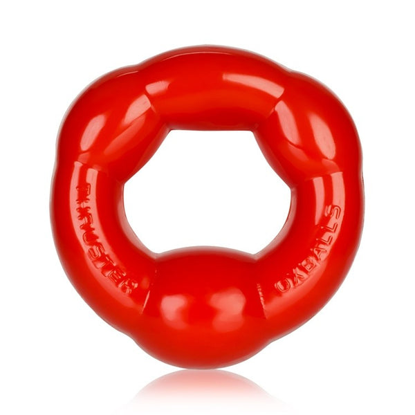 OXBALLS THRUSTER Max-Size Tri-Humped Cockring - Red - Extreme Toyz Singapore - https://extremetoyz.com.sg - Sex Toys and Lingerie Online Store - Bondage Gear / Vibrators / Electrosex Toys / Wireless Remote Control Vibes / Sexy Lingerie and Role Play / BDSM / Dungeon Furnitures / Dildos and Strap Ons &nbsp;/ Anal and Prostate Massagers / Anal Douche and Cleaning Aide / Delay Sprays and Gels / Lubricants and more...