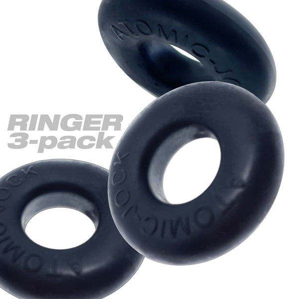 RINGER PLUS+silicone™ Cockring 3 Piece Set - Special Edition