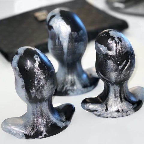 OXBALLS ERGO Platinum Swirl Butt Plug - Small - Extreme Toyz Singapore - https://extremetoyz.com.sg - Sex Toys and Lingerie Online Store - Bondage Gear / Vibrators / Electrosex Toys / Wireless Remote Control Vibes / Sexy Lingerie and Role Play / BDSM / Dungeon Furnitures / Dildos and Strap Ons &nbsp;/ Anal and Prostate Massagers / Anal Douche and Cleaning Aide / Delay Sprays and Gels / Lubricants and more...