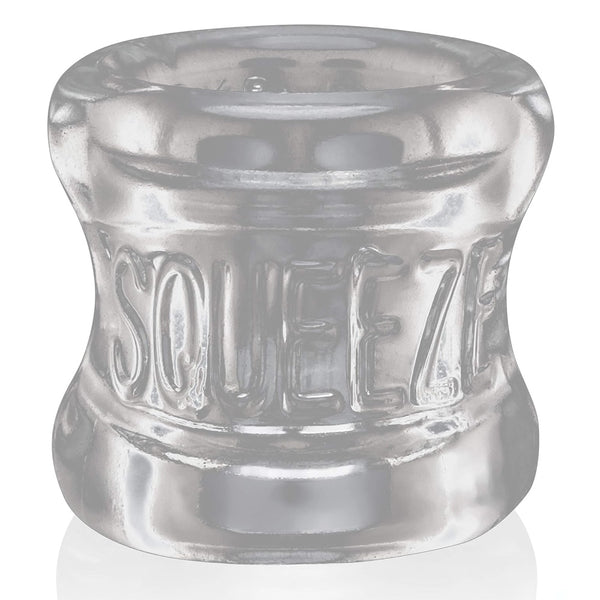 OXBALLS SQUEEZE Soft-Grip Ball Stretcher - Clear - Extreme Toyz Singapore - https://extremetoyz.com.sg - Sex Toys and Lingerie Online Store - Bondage Gear / Vibrators / Electrosex Toys / Wireless Remote Control Vibes / Sexy Lingerie and Role Play / BDSM / Dungeon Furnitures / Dildos and Strap Ons &nbsp;/ Anal and Prostate Massagers / Anal Douche and Cleaning Aide / Delay Sprays and Gels / Lubricants and more...