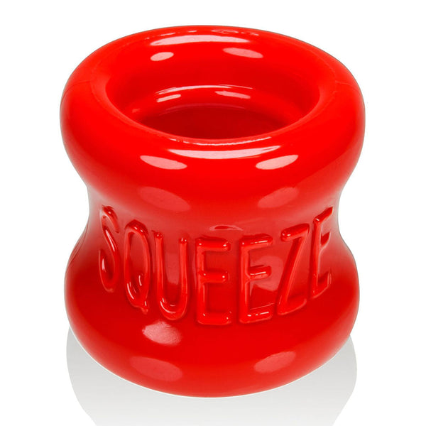 OXBALLS SQUEEZE Ball Stretcher - Red - Extreme Toyz Singapore - https://extremetoyz.com.sg - Sex Toys and Lingerie Online Store - Bondage Gear / Vibrators / Electrosex Toys / Wireless Remote Control Vibes / Sexy Lingerie and Role Play / BDSM / Dungeon Furnitures / Dildos and Strap Ons &nbsp;/ Anal and Prostate Massagers / Anal Douche and Cleaning Aide / Delay Sprays and Gels / Lubricants and more...