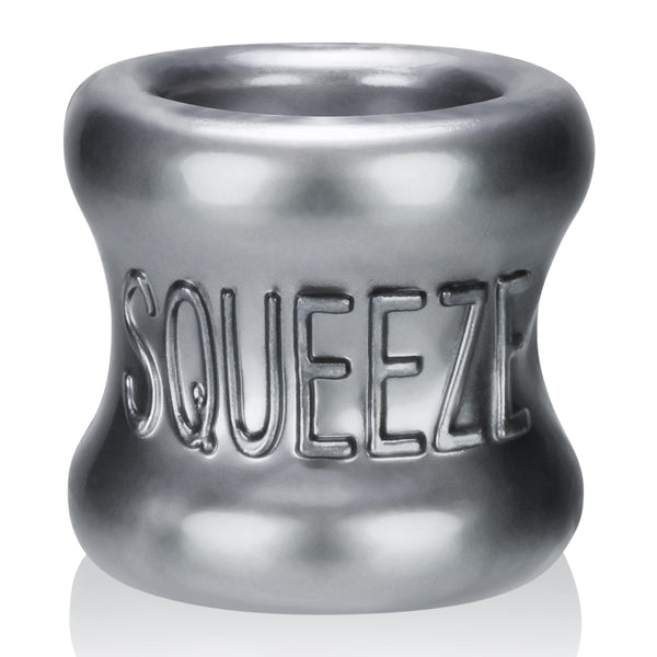 OXBALLS SQUEEZE Soft-Grip Ball Stretcher - Steel - Extreme Toyz Singapore - https://extremetoyz.com.sg - Sex Toys and Lingerie Online Store - Bondage Gear / Vibrators / Electrosex Toys / Wireless Remote Control Vibes / Sexy Lingerie and Role Play / BDSM / Dungeon Furnitures / Dildos and Strap Ons &nbsp;/ Anal and Prostate Massagers / Anal Douche and Cleaning Aide / Delay Sprays and Gels / Lubricants and more...