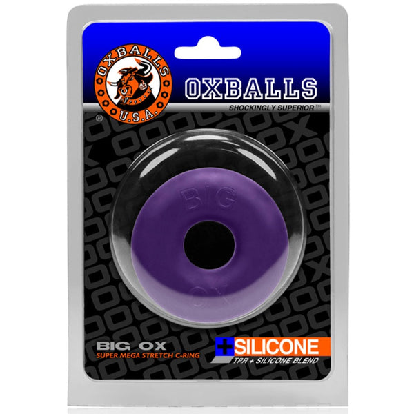 OXBALLS BIG OX Super Mega Stretch Silicone Cock Ring - Eggplant - Extreme Toyz Singapore - https://extremetoyz.com.sg - Sex Toys and Lingerie Online Store - Bondage Gear / Vibrators / Electrosex Toys / Wireless Remote Control Vibes / Sexy Lingerie and Role Play / BDSM / Dungeon Furnitures / Dildos and Strap Ons &nbsp;/ Anal and Prostate Massagers / Anal Douche and Cleaning Aide / Delay Sprays and Gels / Lubricants and more...