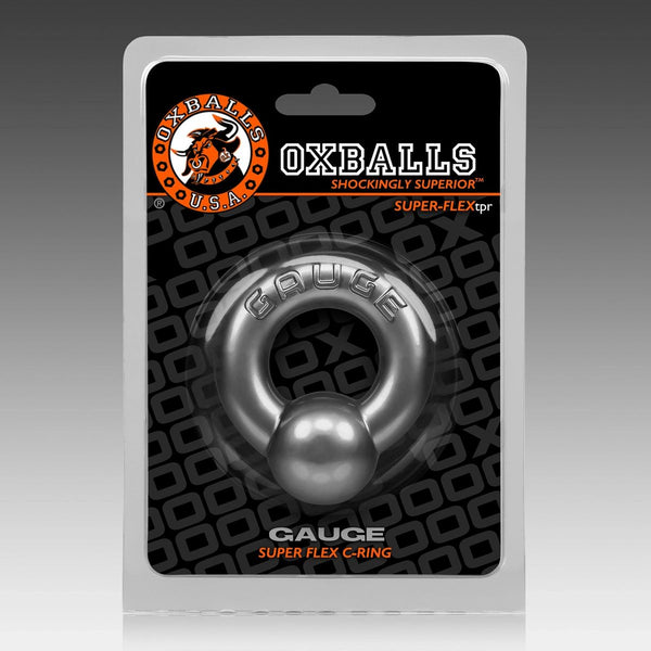 OXBALLS GAUGE Super Flex Cockring - Steel - Extreme Toyz Singapore - https://extremetoyz.com.sg - Sex Toys and Lingerie Online Store - Bondage Gear / Vibrators / Electrosex Toys / Wireless Remote Control Vibes / Sexy Lingerie and Role Play / BDSM / Dungeon Furnitures / Dildos and Strap Ons &nbsp;/ Anal and Prostate Massagers / Anal Douche and Cleaning Aide / Delay Sprays and Gels / Lubricants and more...