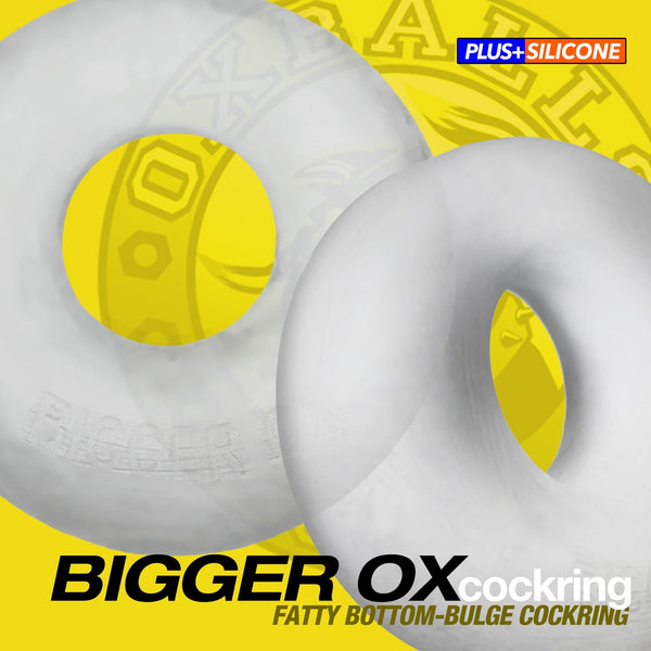 OXBALLS BIGGER OX Super Mega Stretch Silicone Cock Ring - Clear Ice - Extreme Toyz Singapore - https://extremetoyz.com.sg - Sex Toys and Lingerie Online Store - Bondage Gear / Vibrators / Electrosex Toys / Wireless Remote Control Vibes / Sexy Lingerie and Role Play / BDSM / Dungeon Furnitures / Dildos and Strap Ons &nbsp;/ Anal and Prostate Massagers / Anal Douche and Cleaning Aide / Delay Sprays and Gels / Lubricants and more...