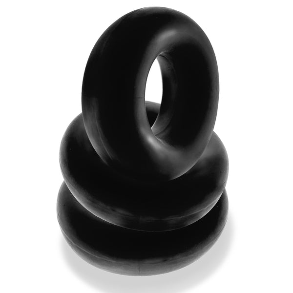 OXBALLS FAT WILLY RINGS 3-Pack Cockrings - Black - Extreme Toyz Singapore - https://extremetoyz.com.sg - Sex Toys and Lingerie Online Store - Bondage Gear / Vibrators / Electrosex Toys / Wireless Remote Control Vibes / Sexy Lingerie and Role Play / BDSM / Dungeon Furnitures / Dildos and Strap Ons &nbsp;/ Anal and Prostate Massagers / Anal Douche and Cleaning Aide / Delay Sprays and Gels / Lubricants and more...