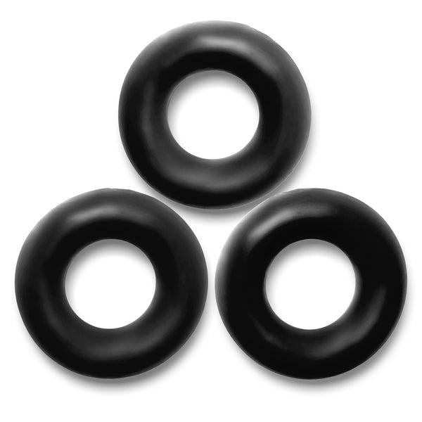 OXBALLS FAT WILLY RINGS 3-Pack Cockrings - Black - Extreme Toyz Singapore - https://extremetoyz.com.sg - Sex Toys and Lingerie Online Store - Bondage Gear / Vibrators / Electrosex Toys / Wireless Remote Control Vibes / Sexy Lingerie and Role Play / BDSM / Dungeon Furnitures / Dildos and Strap Ons &nbsp;/ Anal and Prostate Massagers / Anal Douche and Cleaning Aide / Delay Sprays and Gels / Lubricants and more...