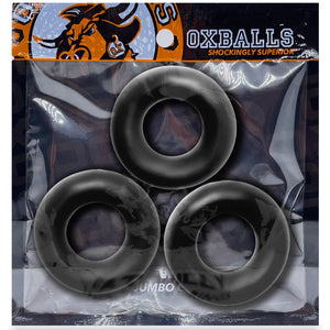 OXBALLS FAT WILLY RINGS 3-Pack Cockrings - Black - Extreme Toyz Singapore - https://extremetoyz.com.sg - Sex Toys and Lingerie Online Store - Bondage Gear / Vibrators / Electrosex Toys / Wireless Remote Control Vibes / Sexy Lingerie and Role Play / BDSM / Dungeon Furnitures / Dildos and Strap Ons &nbsp;/ Anal and Prostate Massagers / Anal Douche and Cleaning Aide / Delay Sprays and Gels / Lubricants and more...