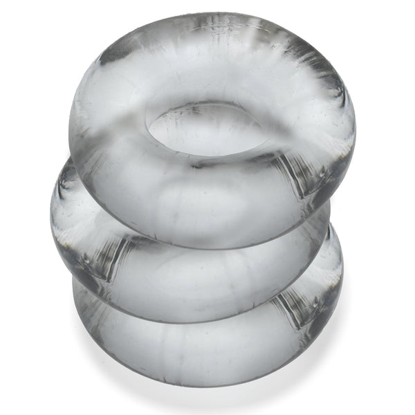 OXBALLS FAT WILLY RINGS 3-Pack Jumbo Cockrings - Clear - Extreme Toyz Singapore - https://extremetoyz.com.sg - Sex Toys and Lingerie Online Store - Bondage Gear / Vibrators / Electrosex Toys / Wireless Remote Control Vibes / Sexy Lingerie and Role Play / BDSM / Dungeon Furnitures / Dildos and Strap Ons &nbsp;/ Anal and Prostate Massagers / Anal Douche and Cleaning Aide / Delay Sprays and Gels / Lubricants and more...