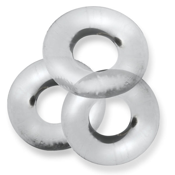 OXBALLS FAT WILLY RINGS 3-Pack Jumbo Cockrings - Clear - Extreme Toyz Singapore - https://extremetoyz.com.sg - Sex Toys and Lingerie Online Store - Bondage Gear / Vibrators / Electrosex Toys / Wireless Remote Control Vibes / Sexy Lingerie and Role Play / BDSM / Dungeon Furnitures / Dildos and Strap Ons &nbsp;/ Anal and Prostate Massagers / Anal Douche and Cleaning Aide / Delay Sprays and Gels / Lubricants and more...