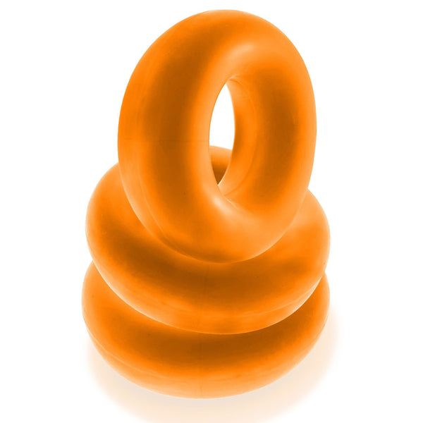 OXBALLS FAT WILLY 3-Pack Jumbo C-Rings - Orange - Extreme Toyz Singapore - https://extremetoyz.com.sg - Sex Toys and Lingerie Online Store - Bondage Gear / Vibrators / Electrosex Toys / Wireless Remote Control Vibes / Sexy Lingerie and Role Play / BDSM / Dungeon Furnitures / Dildos and Strap Ons &nbsp;/ Anal and Prostate Massagers / Anal Douche and Cleaning Aide / Delay Sprays and Gels / Lubricants and more...