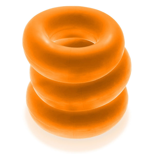 OXBALLS FAT WILLY 3-Pack Jumbo C-Rings - Orange - Extreme Toyz Singapore - https://extremetoyz.com.sg - Sex Toys and Lingerie Online Store - Bondage Gear / Vibrators / Electrosex Toys / Wireless Remote Control Vibes / Sexy Lingerie and Role Play / BDSM / Dungeon Furnitures / Dildos and Strap Ons &nbsp;/ Anal and Prostate Massagers / Anal Douche and Cleaning Aide / Delay Sprays and Gels / Lubricants and more...